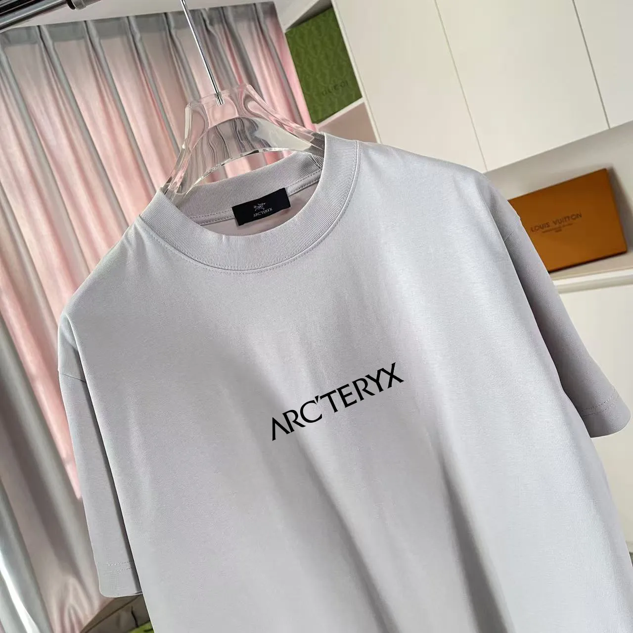 ARC'TERYX* 2025 New Arrival logo t g Same Style Size：S M L XL XXL ：Black White Red Gray